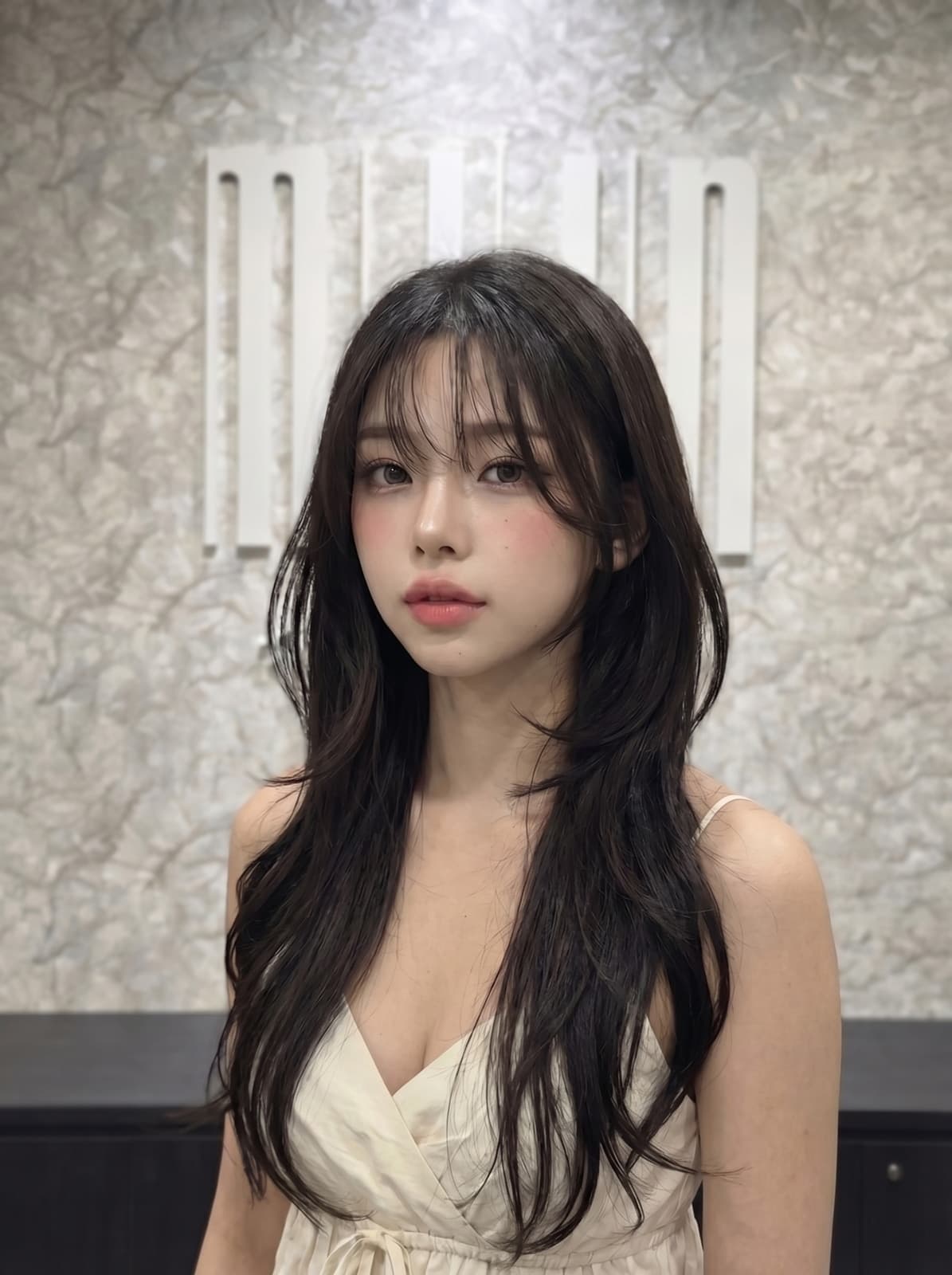 Ladies hairstyle hush cut soft layered hair